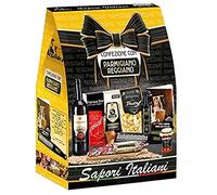 Cesto Natale Parmigiano Reggiano | Sapori Italiani | 11 Pezzi | Gourmet | Idea Regalo Natalizio