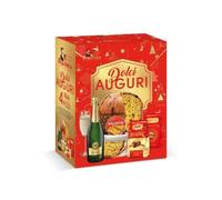 Cesto Natalizio Regalidea "Dolci Auguri" - Confezione Regalo Dolciaria 4 Pezzi