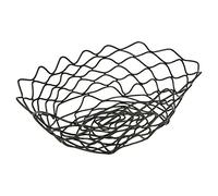 Cesto Ovale 24X15,2X7 Cm Nero Acciaio - 24 Unità