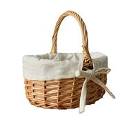 Cesto Pasqua Cestino Cestini Pasquali Cestini Da Ragazza Di Fiori Con Manico Cesto Intrecciato Grande Per Conservare I Fiori, Gli Oggetti Matrimoni La Cucina Alimenti Uova Di Pasqua