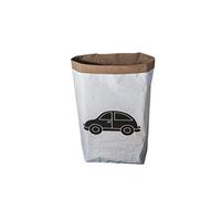 Cesto per Bambini Car, Bianco, Nero, L50xP15xA60 cm