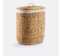 Cesto per biancheria ovale, Lomopi Beige TU