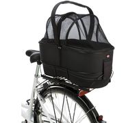 Cesto per bicicletta long per portapacchi larghi in eva 29×49×60cm nero Trixie