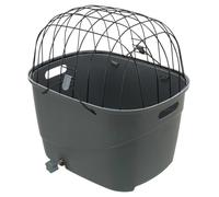 Cesto per bicicletta per portapacchi in plastica 36×47×46cm grigio Trixie