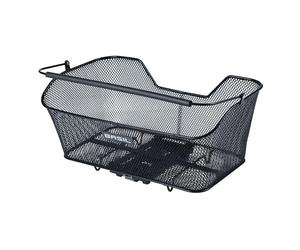 Cesto per bicicletta posteriore con supporto Basil Base Nero
