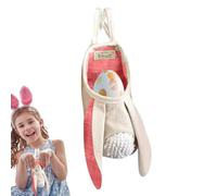 Cesto per coniglio pasqua, borsa per coniglio pasquale, borsa per riporre le orecchie lunghe, cesto di regali di Pasqua, secchio per caramelle coniglio, borse decorative per caccia all' , borse per