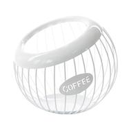 Cesto per di caffè - Organizzatore per la stazione di caffè | Supporto per di caffè 20x18,5cm | Cesto Di Stazione Di Metallo Di Grande Capacità Per Contatori | Cestino