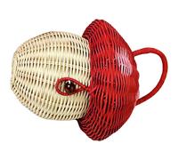 Cesto Per Funghi in Vimini Cesti Borsa Intrecciata Cestino Rattan