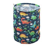 Cesto per Giocattoli Pieghevole da 1 Pezzo, Borsa per Dinosauri e Oggetti