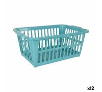 Cesto per i Panni Sporchi Tontarelli Classic Azzurro 35 L 58 x 41 x 24 cm [12
