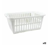 Cesto per i Panni Sporchi Tontarelli Classic Bianco 35 L 58 x 41 x 24 cm [12