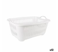 Cesto per i Panni Sporchi Tontarelli Cover line Con manici Plastica Bianco 62