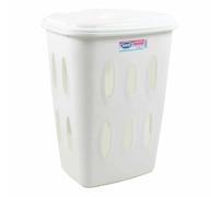 Cesto per i Panni Sporchi Tontarelli Laundry Con coperchio 45 L Bianco 41 x 33,2 x 54,5 cm