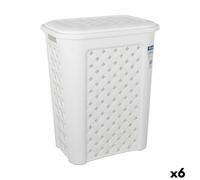 Cesto per i Panni Tontarelli Arianna Con coperchio Bianco 37,5 x 27,5 x 47 cm