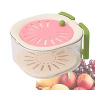 Cesto per il lavaggio delle verdure, scolapasta da cucina, scolapiatti per lavare le verdure, cestino a doppio strato, cestino per drenaggio, contenitore multifunzione per alimenti