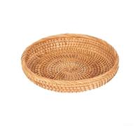 Cesto per in Vimini per intrecciato a Mano 25cm per Pane Cesto(S) | Intreccio manuale stretto, materiale rattan naturale, leggero ma , per ideale uso quotidiano