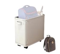 Cesto Per La Biancheria - Cesto Per La Biancheria Arrotolabile In Tessuto Oxford 40 * 20 * 35 Cm | Organizzatore Di Vestiti Pieghevole Di Grande Capacità Con Maniglia | Carrello Portabiancheria Pieghe