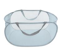 Cesto per la biancheria, Cesto per la biancheria pieghevole Cesto per la biancheria pop-up Cesto per la biancheria pieghevole con coperchio Cesto per vestiti sporchi con tasca (1 pezzo-grigio)