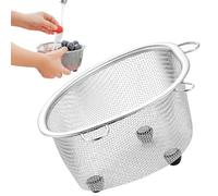 Cesto per la vittoria dello scarico, per lavello, filtro a rete rimovibile, raccogli-cibo, cestino di scarico, cibo da cucina, biancheria colander per filtrare i rifiuti alimentari e il lavaggio della