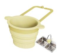 Cesto per lavello da cucina, accessorio in silicone multifunzionale pieghevole da parete, cestino per scarico lavello da cucina, per pulizia preparazione miscelazione bacche campeggio