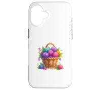 Cesto per lavori a maglia, design grafico, regalo per amanti del cucito Custodia per iPhone 16