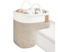 Cesto per scale - Organizzatori pieghevoli intrecciati grande capacità - Vassoio portaoggetti per giocattoli, libri, abbigliamento sporco | Per attrezzi, casa, appartamento, casa, giocattoli