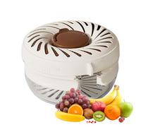 Cesto per verdure di lavaggio - Cesto di conservazione e gocciolamento - Accessorio da cucina multifunzione staccabile, con manico pieghevole, per drenaggio, pulizia, preparazione pasto casa