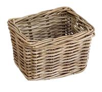 Cesto piccolo in legno vero rattan kabu cm 27 x 21 h 24 cm