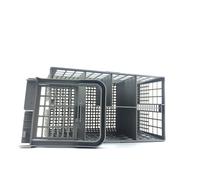 Cesto Porta Posate Lavastoviglie PP Organizer Contenitore Grigio Design Compatto