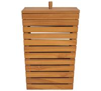 Cesto Portabiancheria 30x30x45 cm in Massello di Teak