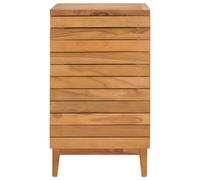 Cesto Portabiancheria 40x40x70 cm in Massello di Teak