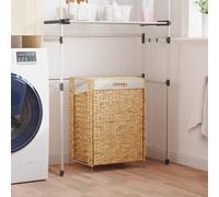 vidaXL Cesto Portabiancheria 44x34x64 cm Giacinto d'Acqua, Cesto portabiancheria, cesta della Biancheria, Cestino per bucato, Cesto, Cesto Lavanderia
