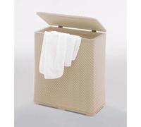 Gedy Cesto portabiancheria Ambrogio in plastica per bagno Beige