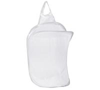 Cesto portabiancheria da appendere, pieghevole, in rete bianca, per casa, hotel, viaggi, camera da letto, bagno