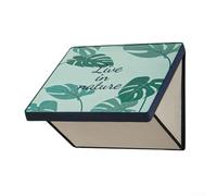 Cesto portabiancheria da parete impermeabile, pieghevole, organizer da parete per camera da letto, per risparmiare spazio, per 78 x 7 cm (verde)