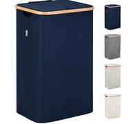 Cesto Portabiancheria Grande Blu - XL 100 Litri - Porta Biancheria Sporca Con Co