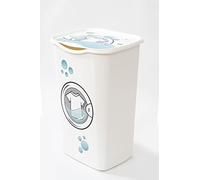 Cesto Portabiancheria Lavanderia Laundry 50 Litri Bianco Belli e Forti