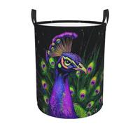Cesto Portabiancheria Peacock Head Lavanderia Cesti Per 34X42CM