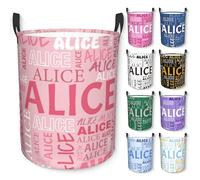 Cesto portabiancheria personalizzato con nome, impermeabile, organizer per bambini con manici, ragazzi e ragazze cesto regalo, per bagno, camera da letto, soggiorno ceste per la biancheria