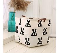 Cesto portabiancheria pieghevole per riporre biancheria - Organizzatore per cesto per scaffale con manici Organizzare cestini per trapunta, biancheria da letto, coperta e vestiti #10