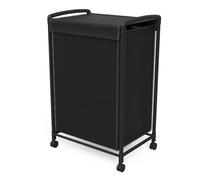 Cesto portabiancheria Universale con Coperchio - Organizer Impermeabile in Cotone e Lino, Design Rimovibile, Elegante Finitura in Pasta, Perfetto per la casa e i Viaggi, Soluzione salvaspazi
