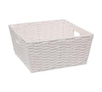 Cesto portaoggetti 31x15 bianco costa, bianco