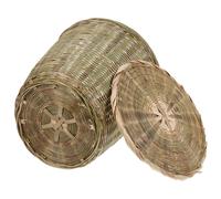 Cesto Portaoggetti Cestino Di Stoccaggio Bambù Bidoni Della Spazzatura