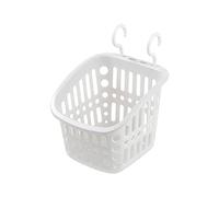 Cesto portaoggetti con ganci, impilabile, da scrivania, contenitore da parete, per casa, cucina, dormitorio, bagno, cestino portaoggetti per cosmetici, con ganci