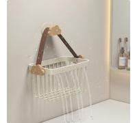 Cesto Portaoggetti da Parete Multiuso Cestino Portaoggetti con Manico in Legno