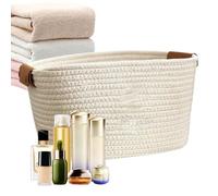 Cesto portaoggetti decorativo - organizer per giocattoli per cani, cubi, armadietto per casa, contenitore multiuso | camera dei bambini, soggiorno, libreria, vestiti, asciugamani, doccia, lavanderia