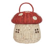 Cesto Portaoggetti in Rattan a Forma di Fatto a Mano - Graziosa Decor8067