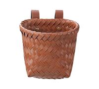 Cesto portaoggetti in rattan, cestino portaoggetti in rattan, borsa lavabile con cinghia regolabile, accessori per bici, avventura, viaggi, scooter, campeggio, piscina, cancelleria, libri, snack