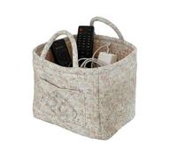 Cesto Portaoggetti in Tessuto Contenitore regalo trapuntato boho con