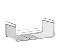 Cesto portaoggetti multifunzionale da appendere sotto i ripiani, per bagno, cucina, armadio e dispensa, soluzione salvaspazio versatile